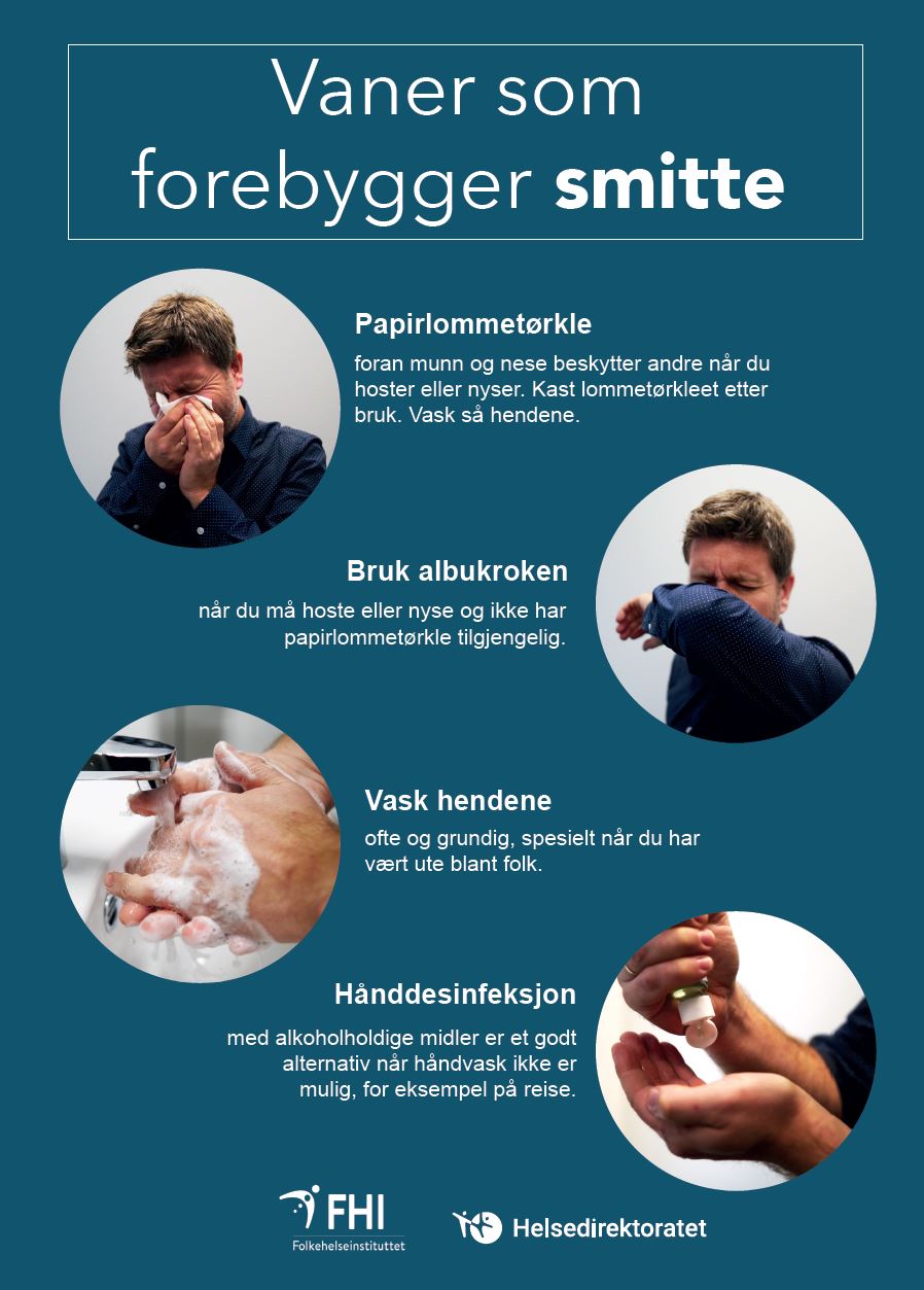 hygieneplakat smitte koronavirus